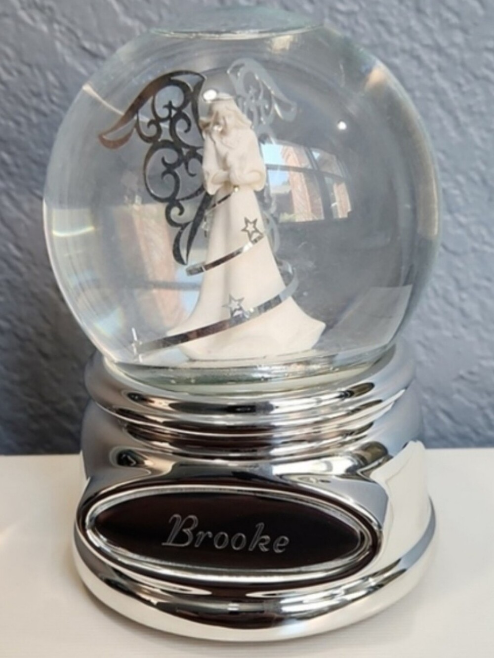 NIB Things Remembered Angel Water Globe Snowglobe Mozart's Lullaby